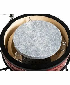 BAUHAUS Kamado Joe Grillplatte Speckstein Stein, Passend Für: Kamado Joe Holzkohlegrill Joe Junior
