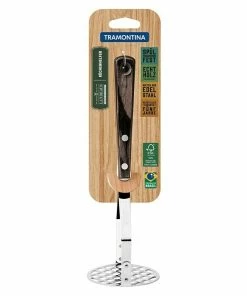 BAUHAUS Tramontina Landhaus Kartoffelstampfer Edelstahl, Länge: 24 Cm