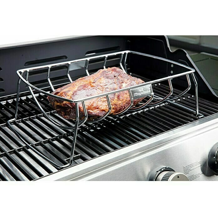 BAUHAUS Kingstone Bratenkorb Spare Rib-Halter 42 X 26 X 12 Cm 4 BAUHAUS Kingstone Bratenkorb Spare Rib-Halter 42 X 26 X 12 Cm – Bild 2