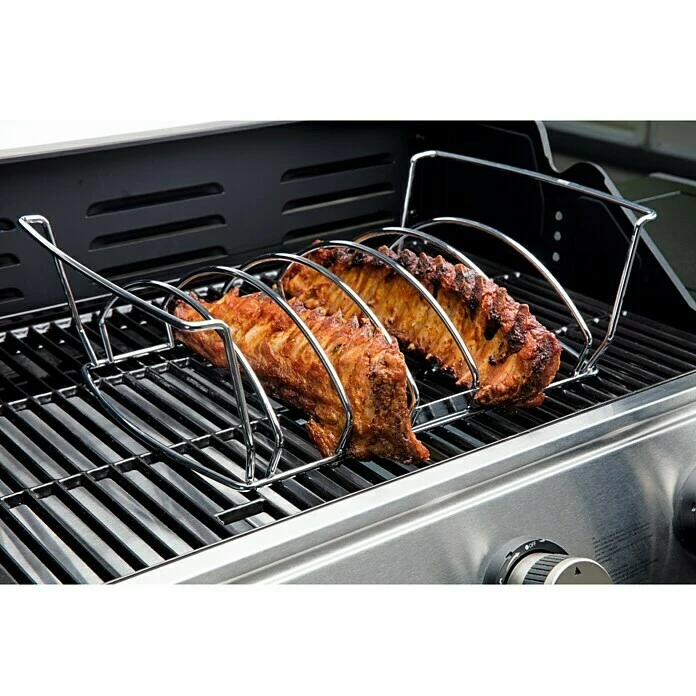 BAUHAUS Kingstone Bratenkorb Spare Rib-Halter 42 X 26 X 12 Cm 5 BAUHAUS Kingstone Bratenkorb Spare Rib-Halter 42 X 26 X 12 Cm – Bild 3