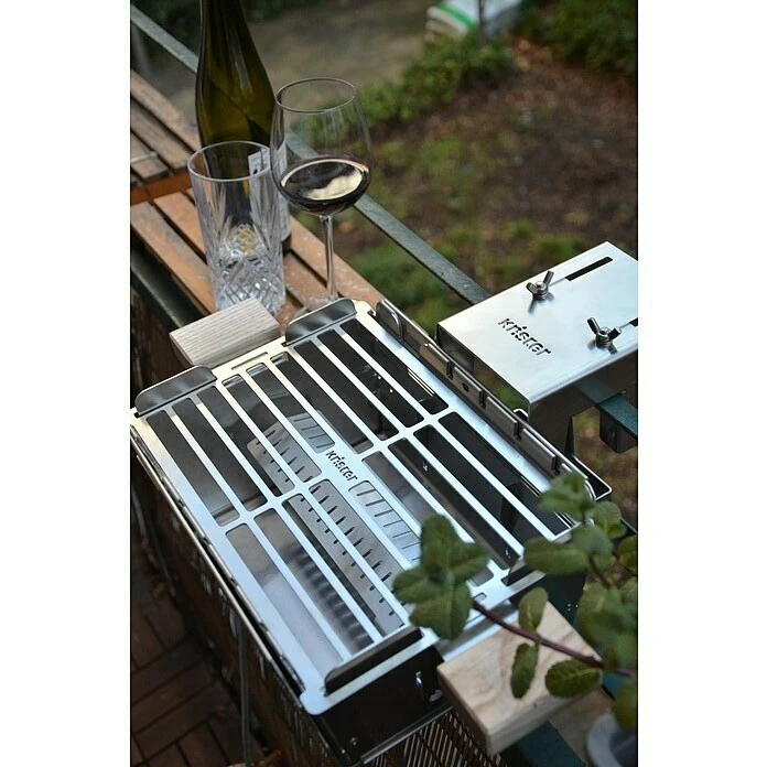 BAUHAUS Knister Balkonhalterung Edelstahl, Passend Für: Alle Knister Grills 7 BAUHAUS Knister Balkonhalterung Edelstahl, Passend Für: Alle Knister Grills – Bild 5