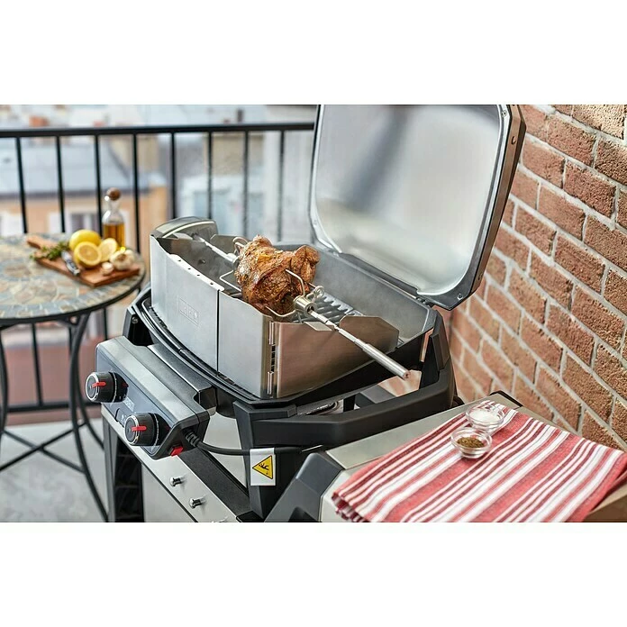 BAUHAUS Weber Drehspieß Passend Für: Weber Grill Pulse 1000 5 BAUHAUS Weber Drehspieß Passend Für: Weber Grill Pulse 1000 – Bild 3