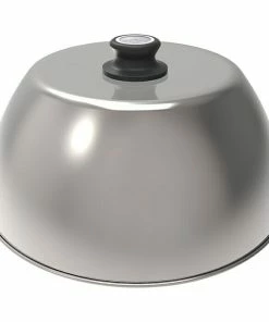 BAUHAUS LotusGrill Grillhaube L Edelstahl, Passend Für: LotusGrill Raucharmer Holzkohlegrill Classic