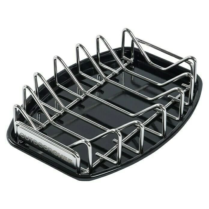BAUHAUS Outdoorchef Spare-Rib-Halter Universal Edelstahl 3 BAUHAUS Outdoorchef Spare-Rib-Halter Universal Edelstahl
