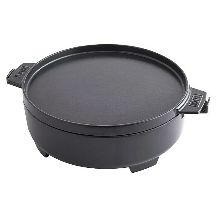BAUHAUS Weber Dutch Oven 2in1 Gusseisen, Fassungsvermögen: 6,8 L 3 BAUHAUS Weber Dutch Oven 2in1 Gusseisen, Fassungsvermögen: 6,8 L