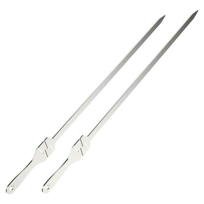 BAUHAUS Knister Grillspieß Grillschwert 65 X 4,5 Cm, Edelstahl, 2 Stk. 3 BAUHAUS Knister Grillspieß Grillschwert 65 X 4,5 Cm, Edelstahl, 2 Stk.