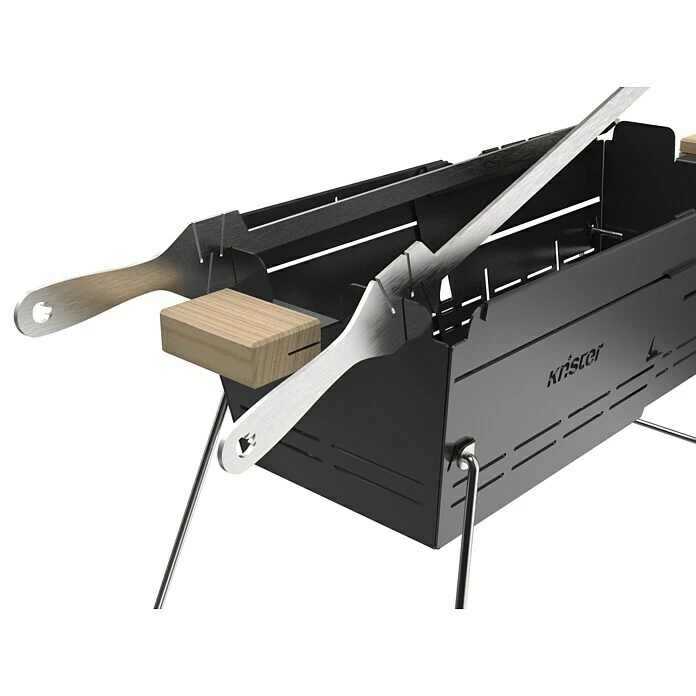 BAUHAUS Knister Grillspieß Grillschwert 65 X 4,5 Cm, Edelstahl, 2 Stk. 8 BAUHAUS Knister Grillspieß Grillschwert 65 X 4,5 Cm, Edelstahl, 2 Stk. – Bild 6