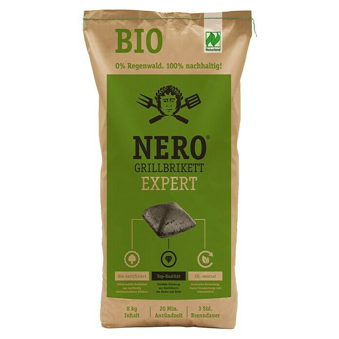 BAUHAUS Nero Grillbriketts 8 Kg 3 BAUHAUS Nero Grillbriketts 8 Kg