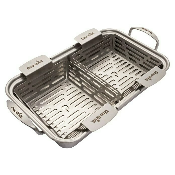 BAUHAUS Char-Broil Grillkorb Grill+ Edelstahl, L X B X H: 16,3 X 24,9 X 5,5 Cm 6 BAUHAUS Char-Broil Grillkorb Grill+ Edelstahl, L X B X H: 16,3 X 24,9 X 5,5 Cm – Bild 4