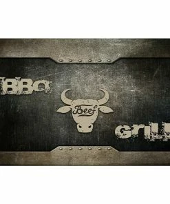 BAUHAUS Bodenschutzmatte L X B: 120 X 75 Cm, BBQ Grill Stahl