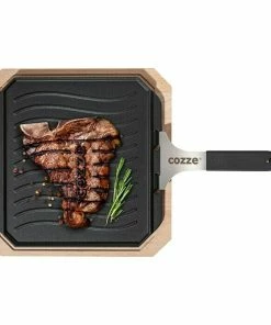 BAUHAUS Cozze Grillpfanne Gusseisen, L X B: 30 X 30 Cm