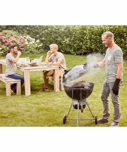 Alternative view of BAUHAUS Weber Master-Touch GBS Kugelgrill Premium E-5770 Schwarz/Silber, Hauptgrillfläche: Ø 54 Cm