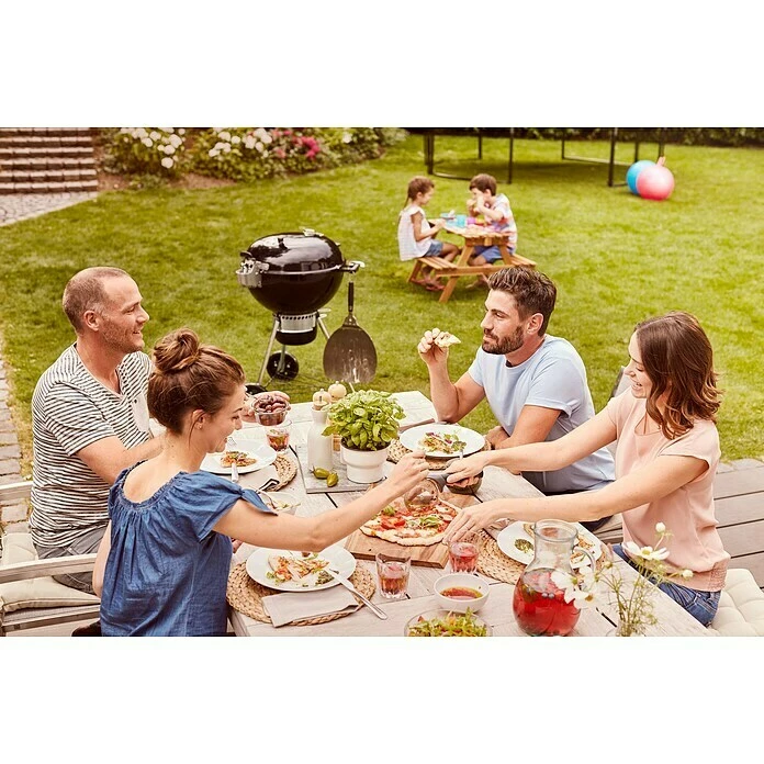 BAUHAUS Weber Master-Touch GBS Kugelgrill Premium E-5770 Schwarz/Silber, Hauptgrillfläche: Ø 54 Cm 4 BAUHAUS Weber Master-Touch GBS Kugelgrill Premium E-5770 Schwarz/Silber, Hauptgrillfläche: Ø 54 Cm – Bild 3