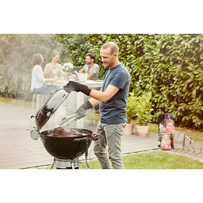 BAUHAUS Weber Master-Touch GBS Kugelgrill Premium E-5770 Schwarz/Silber, Hauptgrillfläche: Ø 54 Cm 6 BAUHAUS Weber Master-Touch GBS Kugelgrill Premium E-5770 Schwarz/Silber, Hauptgrillfläche: Ø 54 Cm – Bild 5