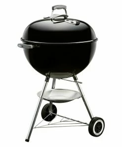 BAUHAUS Weber Kugelgrill One Touch Original Schwarz, Hauptgrillfläche: Ø 57 Cm