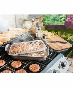 Alternative view of BAUHAUS Char-Broil Grillpfanne Grill+ Edelstahl, L X B X H: 42 X 22 X 4 Cm