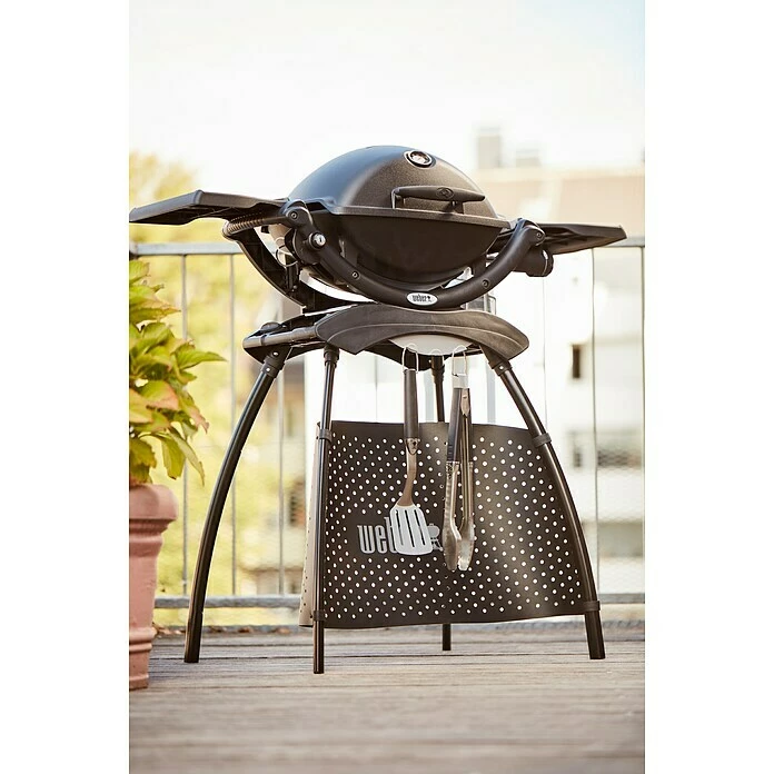 BAUHAUS Weber Gasgrill Q 1200 Anzahl Brenner: 1, Hauptgrillfläche: 43 X 32 Cm, 2,49 KW, Schwarz 5 BAUHAUS Weber Gasgrill Q 1200 Anzahl Brenner: 1, Hauptgrillfläche: 43 X 32 Cm, 2,49 KW, Schwarz – Bild 3