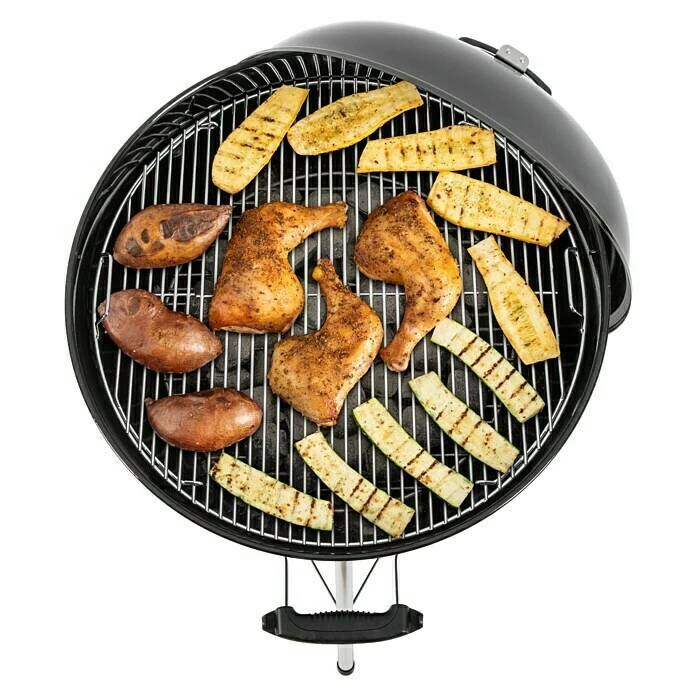 BAUHAUS Weber Kugelgrill Original Kettle E-5730 Schwarz/Silber, Hauptgrillfläche: Ø 54 Cm 5 BAUHAUS Weber Kugelgrill Original Kettle E-5730 Schwarz/Silber, Hauptgrillfläche: Ø 54 Cm – Bild 3