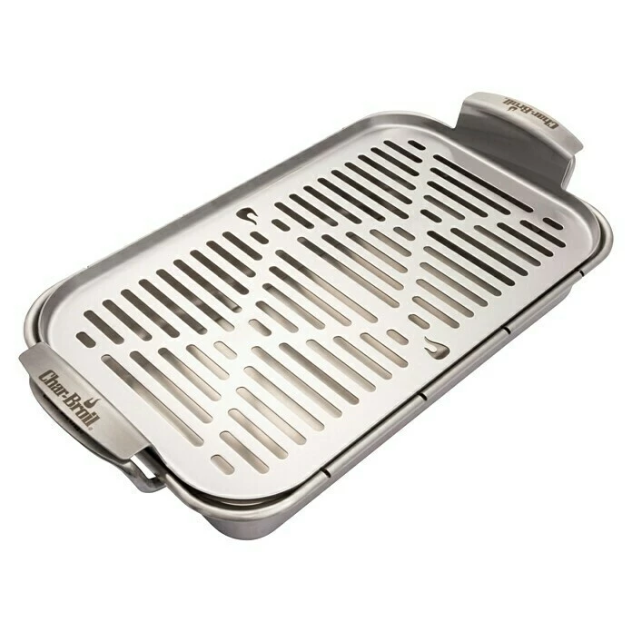 BAUHAUS Char-Broil Grillpfanne Grill+ Edelstahl, L X B X H: 42 X 22 X 4 Cm 6 BAUHAUS Char-Broil Grillpfanne Grill+ Edelstahl, L X B X H: 42 X 22 X 4 Cm – Bild 4