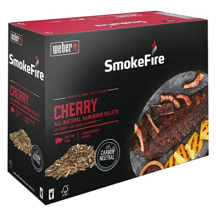 BAUHAUS Weber Holzpellets SmokeFire 8 Kg, Aroma: Kirsche 3 BAUHAUS Weber Holzpellets SmokeFire 8 Kg, Aroma: Kirsche
