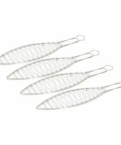 BAUHAUS Grillstar Fischbräter Länge: 41 Cm, 4 Stk.